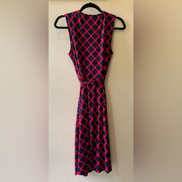 41 Hawthorn women’s Kassidy belted faux wrap dress, size medium - Picture 3 of 4